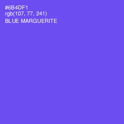 #6B4DF1 - Blue Marguerite Color Image